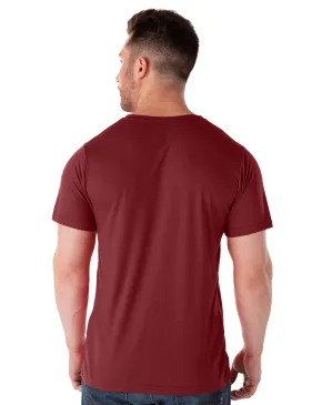 Kit 5 Camisetas Pv / Malha Fria Bordô