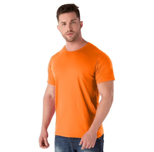 Camiseta Pv / Malha Fria Laranja