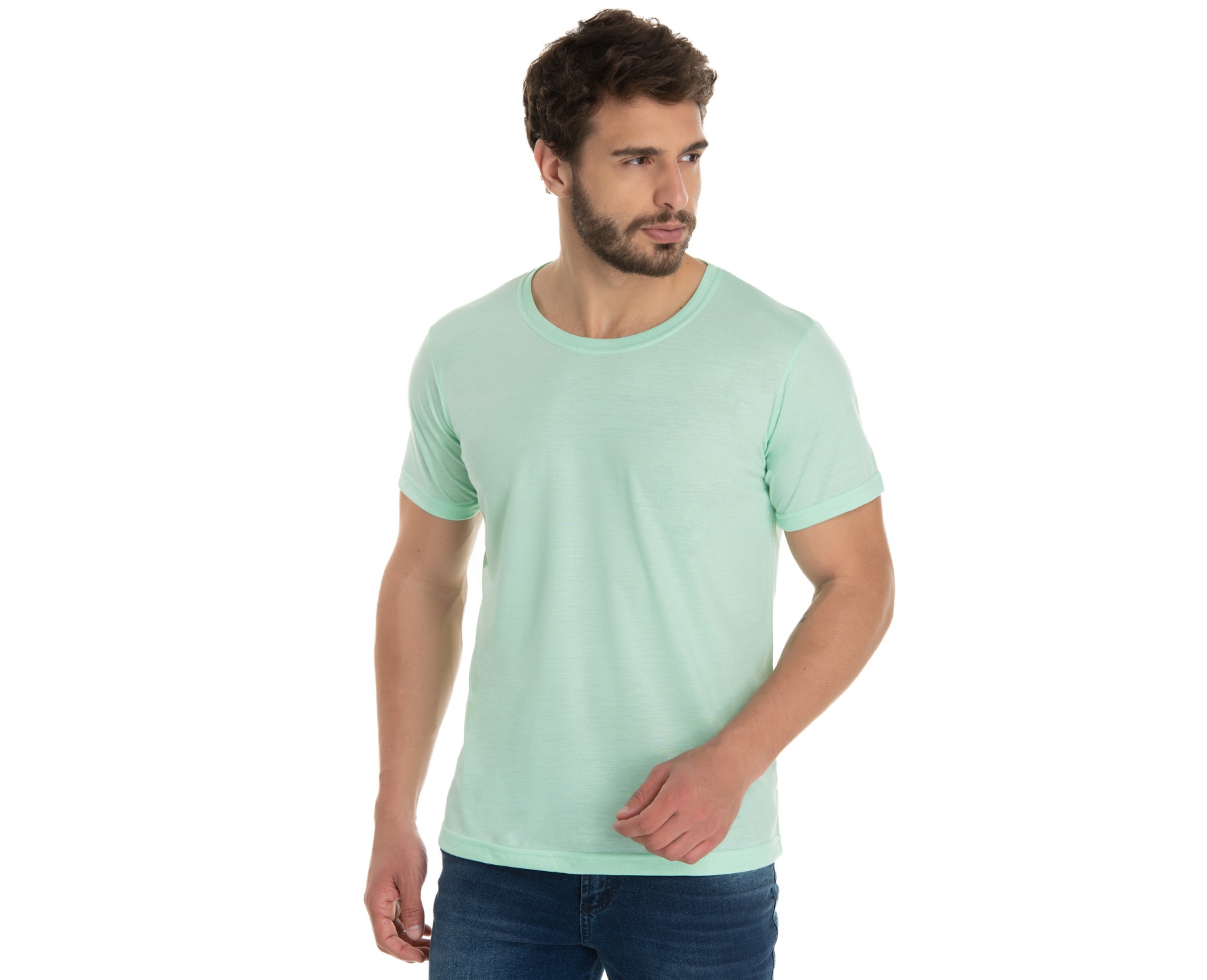 camisa verde bebê