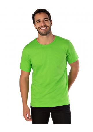 Camiseta de Algodão Premium Verde Limão