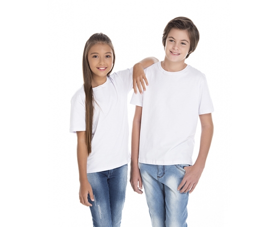 Camiseta branca juvenil Clearance