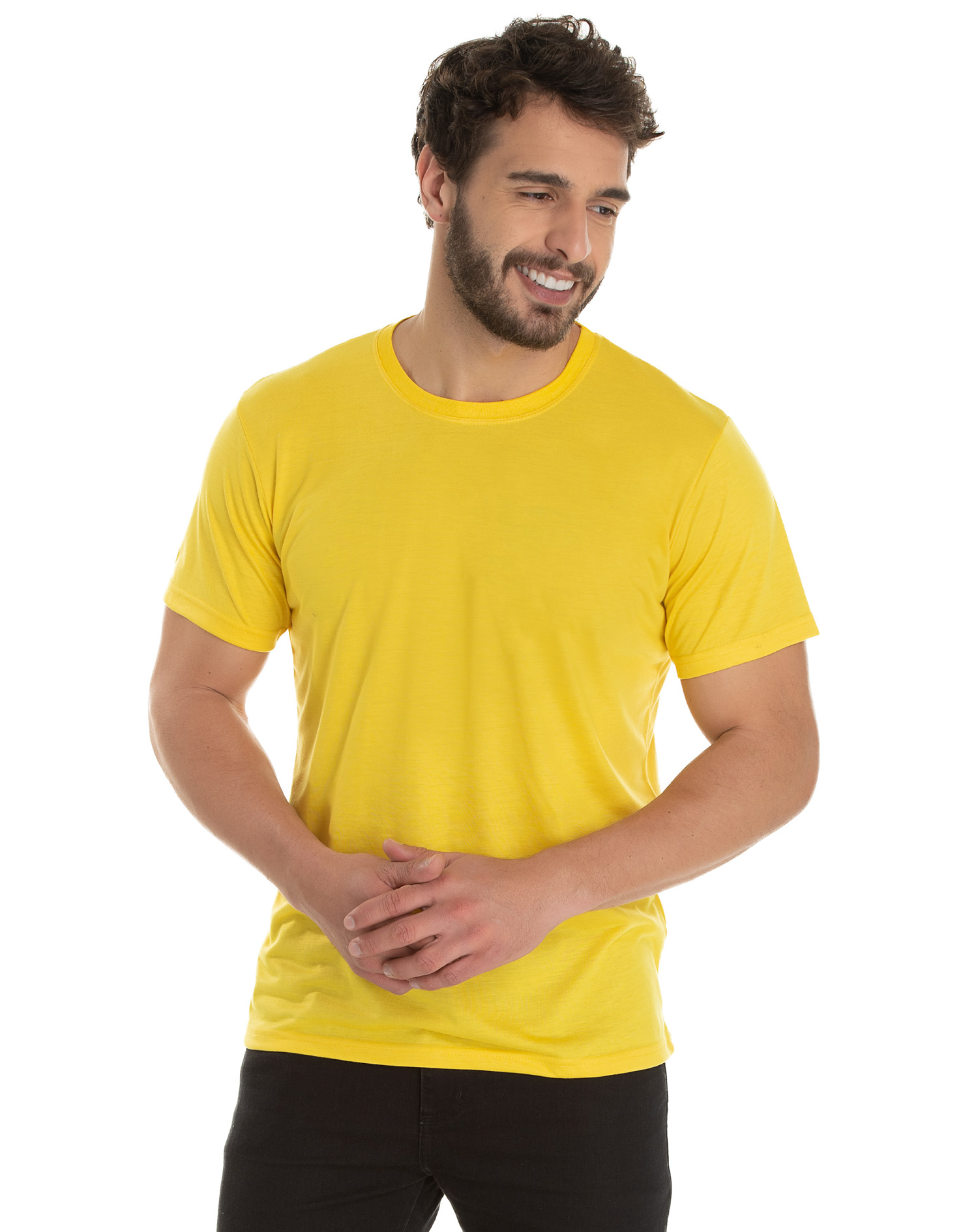 Camiseta PV / Malha Fria Amarelo Canário